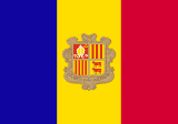 Andorra scenery flag