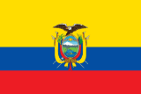 Ecuador scenery flag