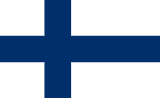 Finland scenery flag
