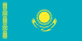 Kazakhstan scenery flag