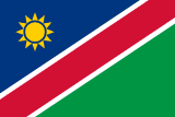 Namibia scenery flag