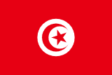 Tunisia scenery flag
